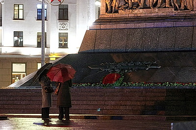 Дождливый вечер в Минске