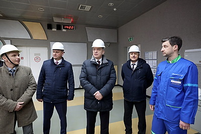Сергеенко ознакомился с производством Лукомльской ГРЭС