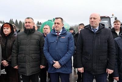 Молочно-товарный комплекс открыли после реконструкции в Лиозненском районе