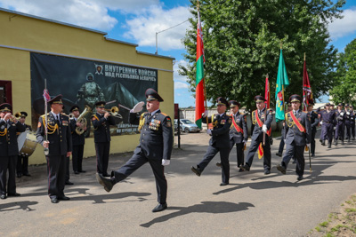 Освободителям Витебщины. Аллею памяти героев открыли в воинской части 5524