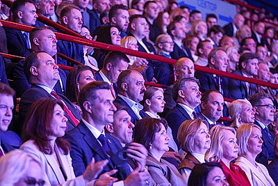 В столичном Дворце спорта проходит праздничное мероприятие к 100-летию спортивной отрасли