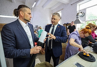 Сотрудники витебского \"Электа\" встретились с руководством города