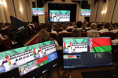 Прямую трансляцию Послания Президента на ВНС смотрят в регионах Беларуси