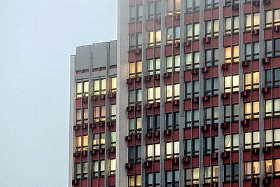 Городской пейзаж. Вид на центр Минска с высоты