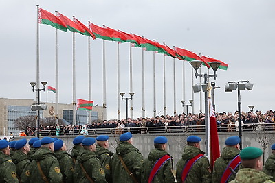 Белорусские военнослужащие принесли клятву на верность народу и Президенту