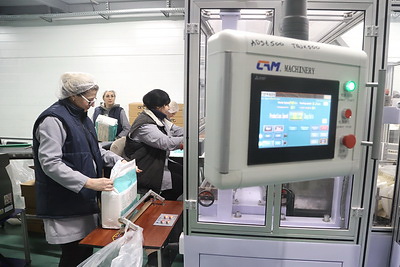 Новую линию по производству впитывающих одноразовых пеленок запустили в СЭЗ \"Могилев\"