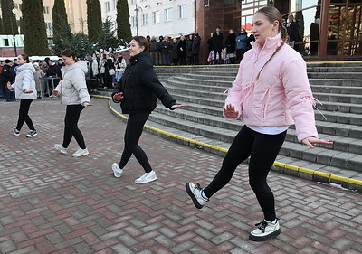 В Витебском медуниверситете прошла интернациональная Масленица