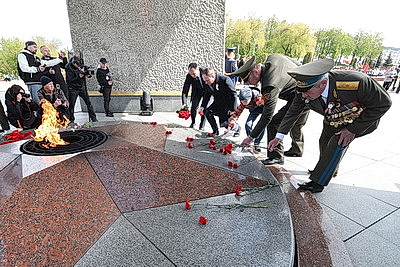 \"Шествие поколений\", военный парад, интерактивные площадки. В Витебске отмечают День Победы