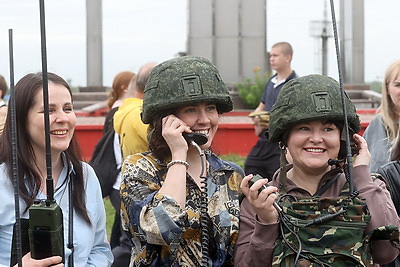 В Речице встретили акцию \"Марш Победы\"