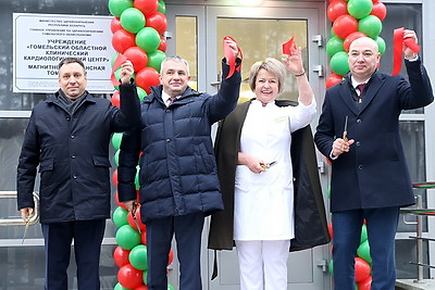 В Гомельском областном кардиоцентре открыли высокотехнологичный ангиографический комплекс и МРТ
