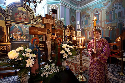 В Гродно христиане отметили Великий четверг перед Пасхой