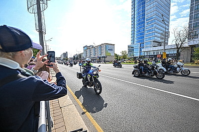 Мотопарад H.O.G. Rally Minsk стартовал от Кургана Славы в праздничный Минск