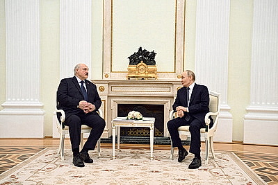 Лукашенко встретился с Путиным
