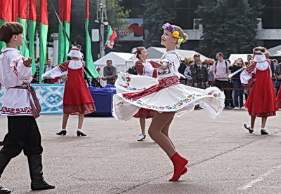 Празднично и ярко отметили День города в Гомеле