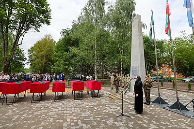 Останки расстрелянных в годы ВОВ 195 мирных жителей перезахоронили в Полоцке