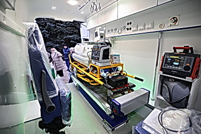 Первый детский реанимобиль белорусского производства презентовали в Минске