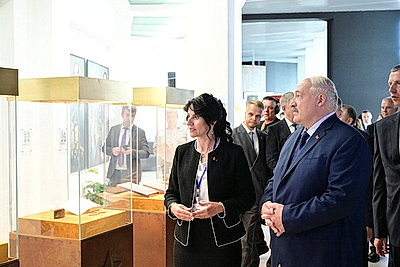 Лукашенко принял участие в открытии музея Славы Могилевщины