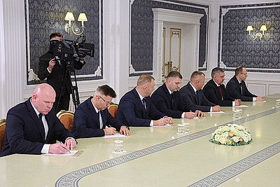 Руководство исполкомов, министерств и крупных предприятий. Лукашенко рассмотрел кадровые вопросы