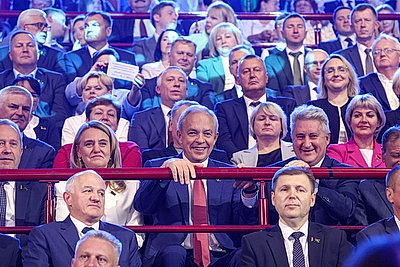 Форум патриотических сил проходит во Дворце спорта в Минске