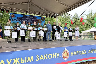 Около 200 участников из Гродненской области собрал первый смотр-конкурс военно-патриотических клубов