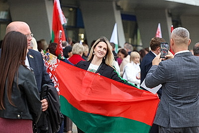 Форум патриотических сил проходит во Дворце спорта в Минске