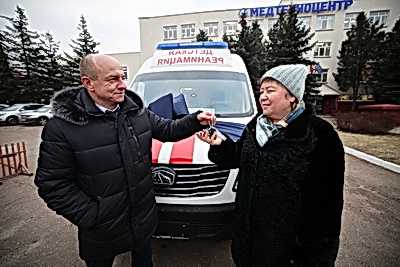 Первый детский реанимобиль белорусского производства презентовали в Минске