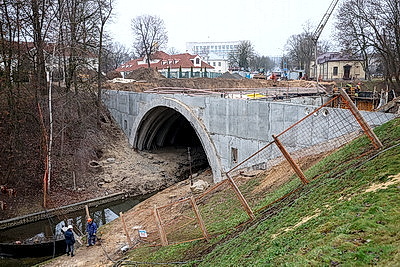 Реконструкцию моста через реку Юрисдику в Гродно планируют завершить к маю