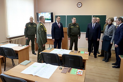 Военную кафедру открыли на базе Белорусско-Российского университета
