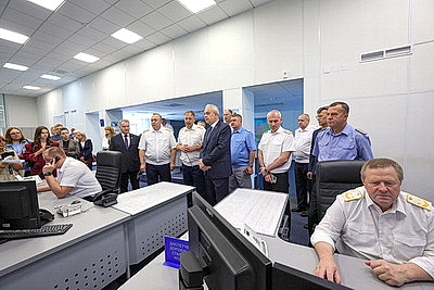 Сергеенко ознакомился с Центром управления перевозками БЖД