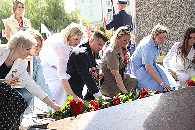 Маршем Победителей стартовали Дни молодежи в фестивальном Витебске