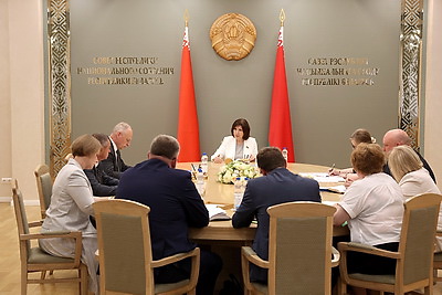 Встречу с председателями областных Советов депутатов и руководством Белкоопсоюза провели в Совете Республики