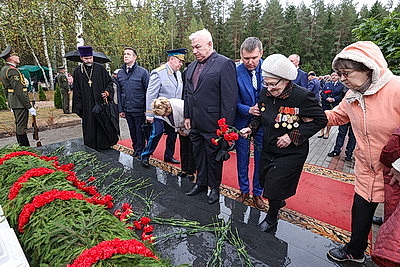 \"Молчаливое эхо войны\". В рамках патриотической акции на мемориале в Крупском районе открыли часовню