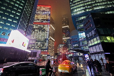 Огни вечерней Москвы