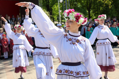 Хоровое вече \"Славим тебя, Победа!\" прошло в Минске