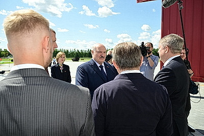 Лукашенко принял участие в открытии музея Славы Могилевщины