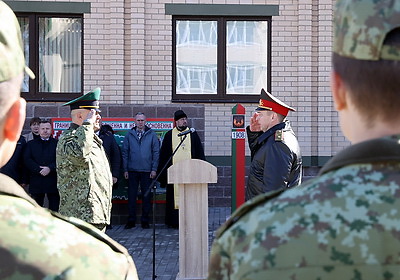 Новый комплекс погранзаставы \"Семеновка\" открыли в Гомельском районе