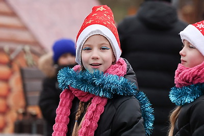 Сотни семей собрались на \"Новогодней круговерти\" в Могилеве