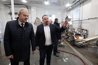 Предприятие по производству соков прямого отжима открылось в Шарковщине