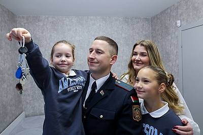 28 сотрудников Департамента охраны Орши стали обладателями ключей от арендного жилья