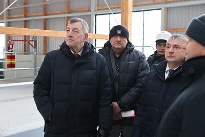 Обновленный молочно-товарный комплекс с уникальными конструкциями введен в строй в Петриковском районе