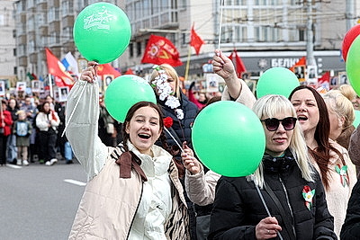 \"Шествие поколений\", военный парад, интерактивные площадки. В Витебске отмечают День Победы