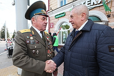 \"Шествие поколений\", военный парад, интерактивные площадки. В Витебске отмечают День Победы