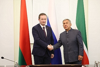 Премьер-министр Беларуси встретился с главой Татарстана