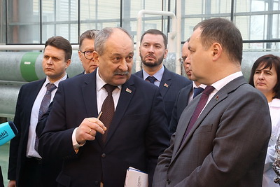Головченко посетил ОАО \"Рассвет им. К.П. Орловского\" в Кировском районе