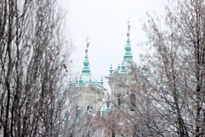 Зимний Гродно. Город накрыло снегом