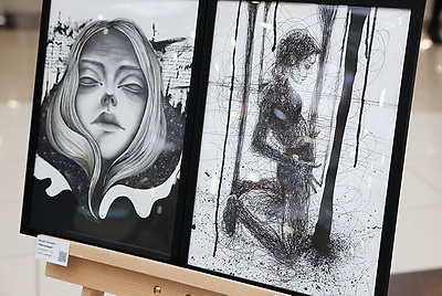 \"Другая глубина\". Новая выставка в рамках инклюзивного проекта БСЖ открылась в Минске