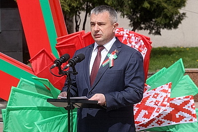 Крупко: когда видим наш флаг, слышим наш гимн, думаем о единстве народа и гордости за страну
