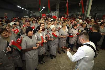 \"Разам працуем, разам спяваем!\": проект \"Марафона единства\" проходит в Гродно