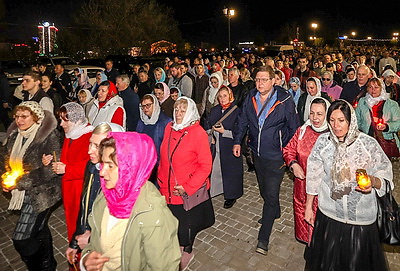Православные верующие отметили Пасху