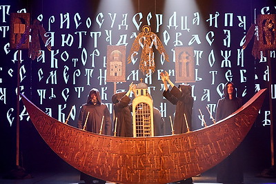 Брестский театр кукол представил в Полоцке спектакль о преподобной Евфросинии